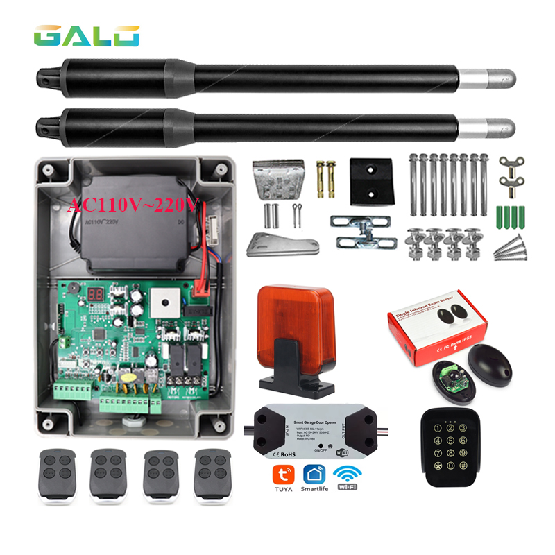 Smart Home Automation Diy - Double Leaf Solar Swing Gate Motor