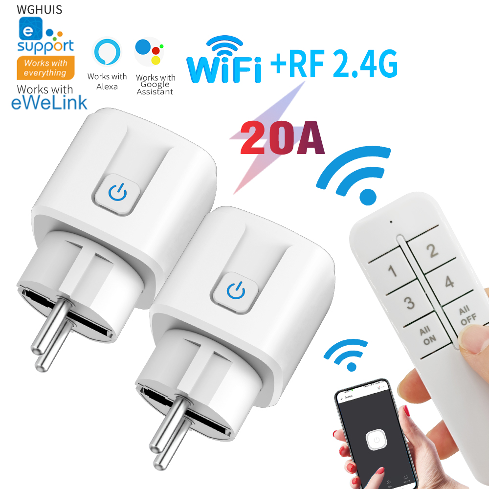 Home Automation Ideas - EWeLink 20A WiFi Smart Socket Wireless