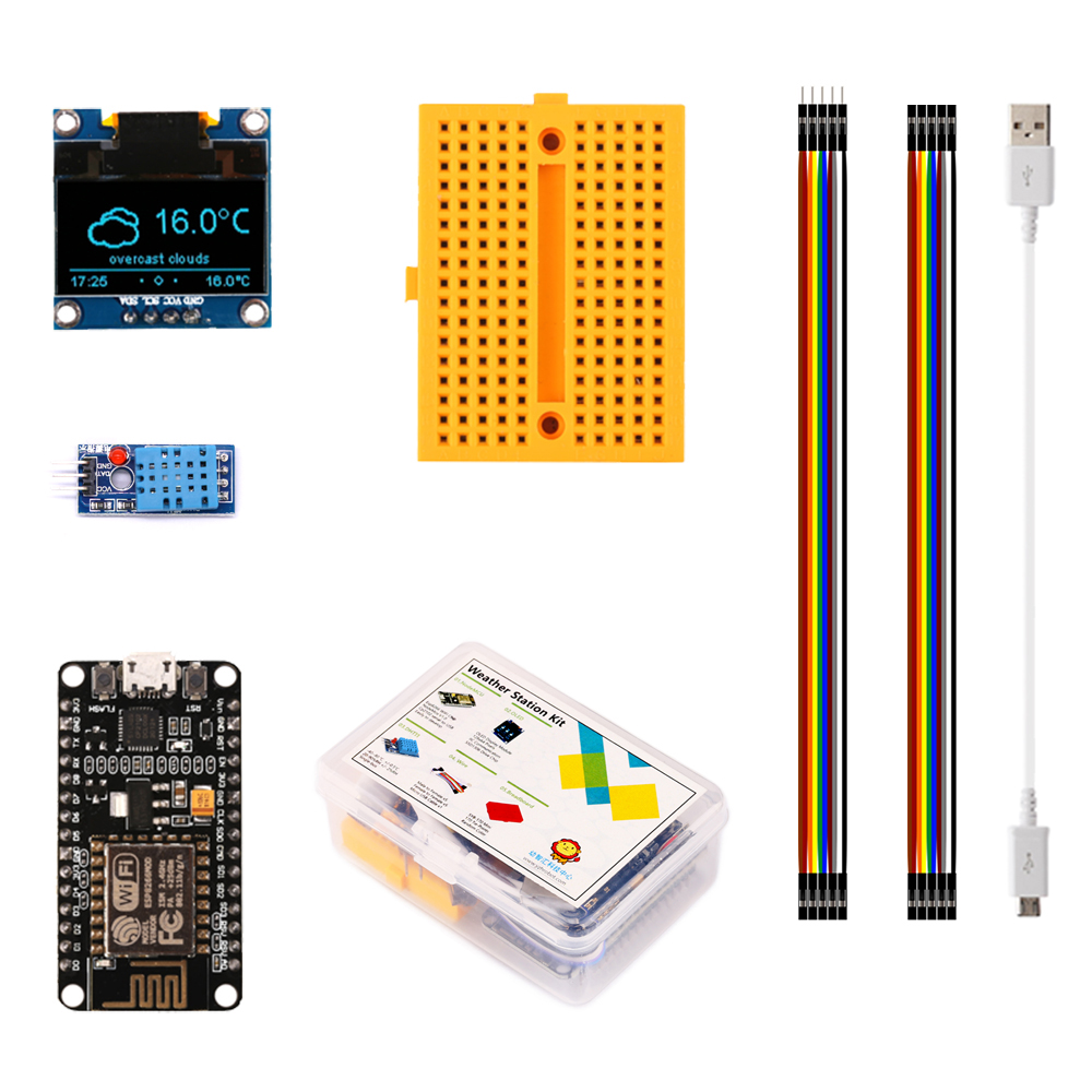 Esp8266 Nodemcu Board - ESP8266 Weather Station DIY Kit with