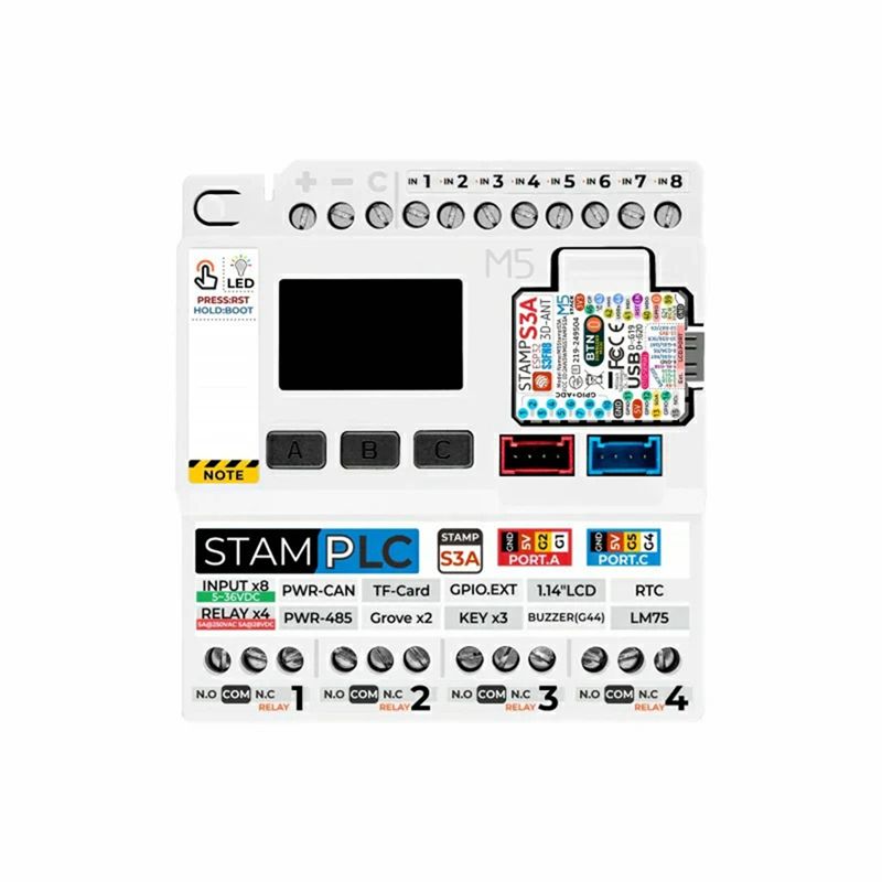 Home Automation Industry - M5stamp PLC Controller Advanced M5stamps3 Module