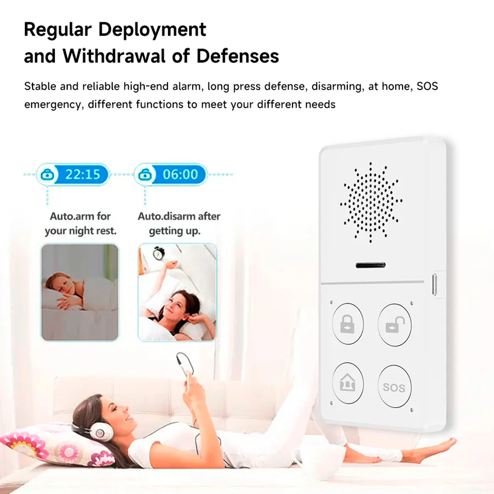 Tuya Wifi Smart Alarm System 4 - Smart Home Automation Diy recension och pris