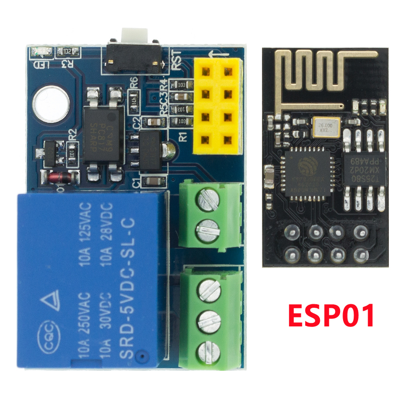 ESP8266 ESP-01 ESP-01S 5V WiFi - Home Automation With Arduino recension och pris