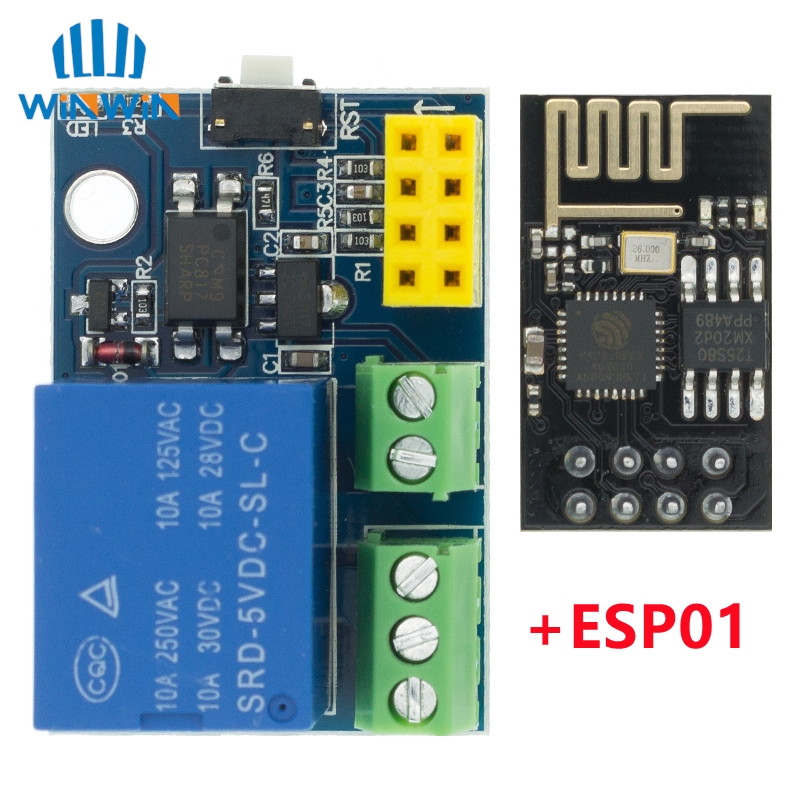 ESP8266 ESP-01 ESP-01S 5V WiFi - Home Automation With Arduino recension och pris
