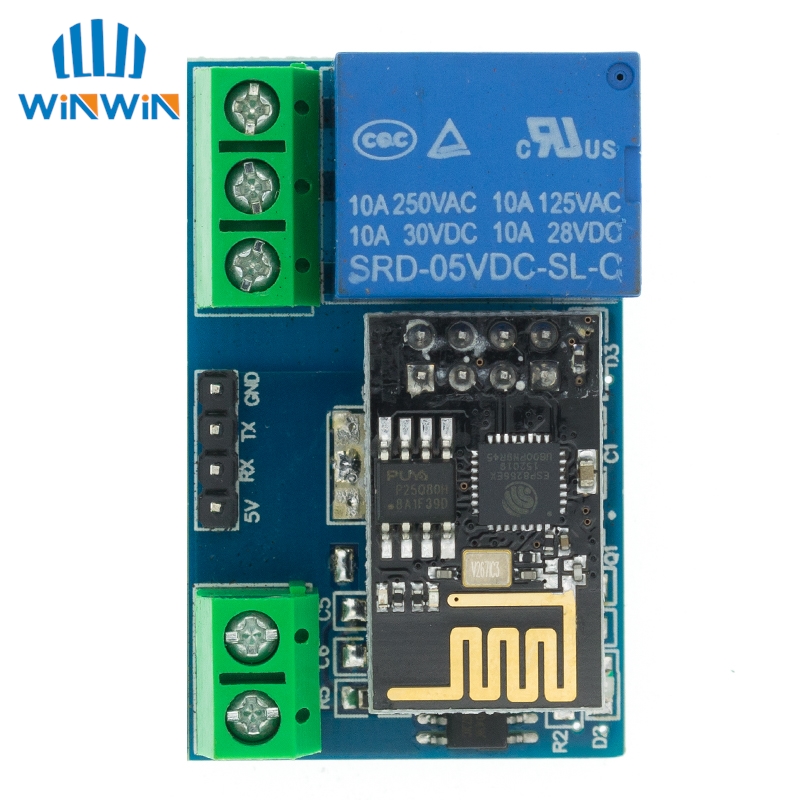 ESP8266 ESP-01 ESP-01S 5V WiFi - Home Automation With Arduino recension och pris