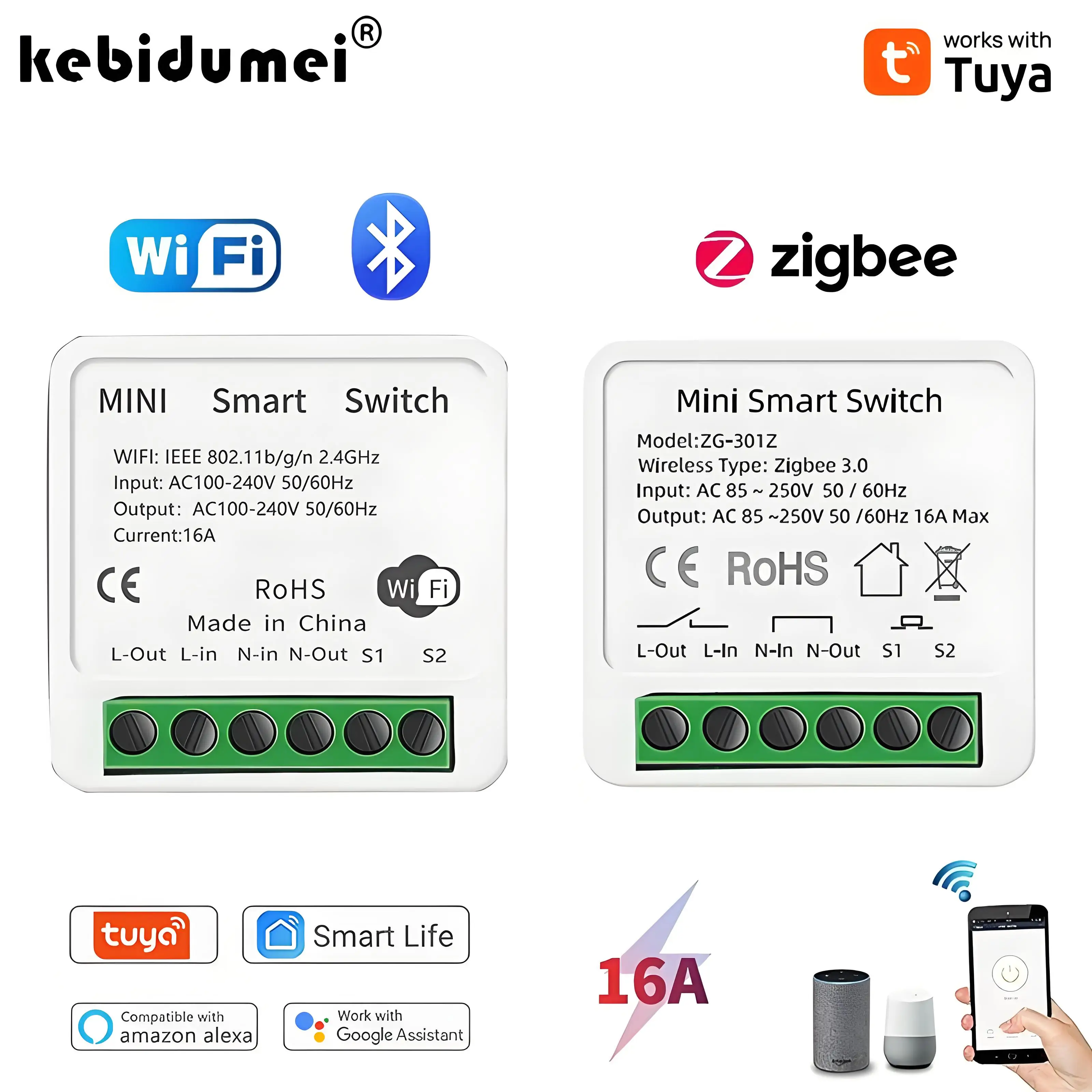 16A Tuya Zigbee 3.0 Mini Smart - Smart Home Automation Diy recension och pris