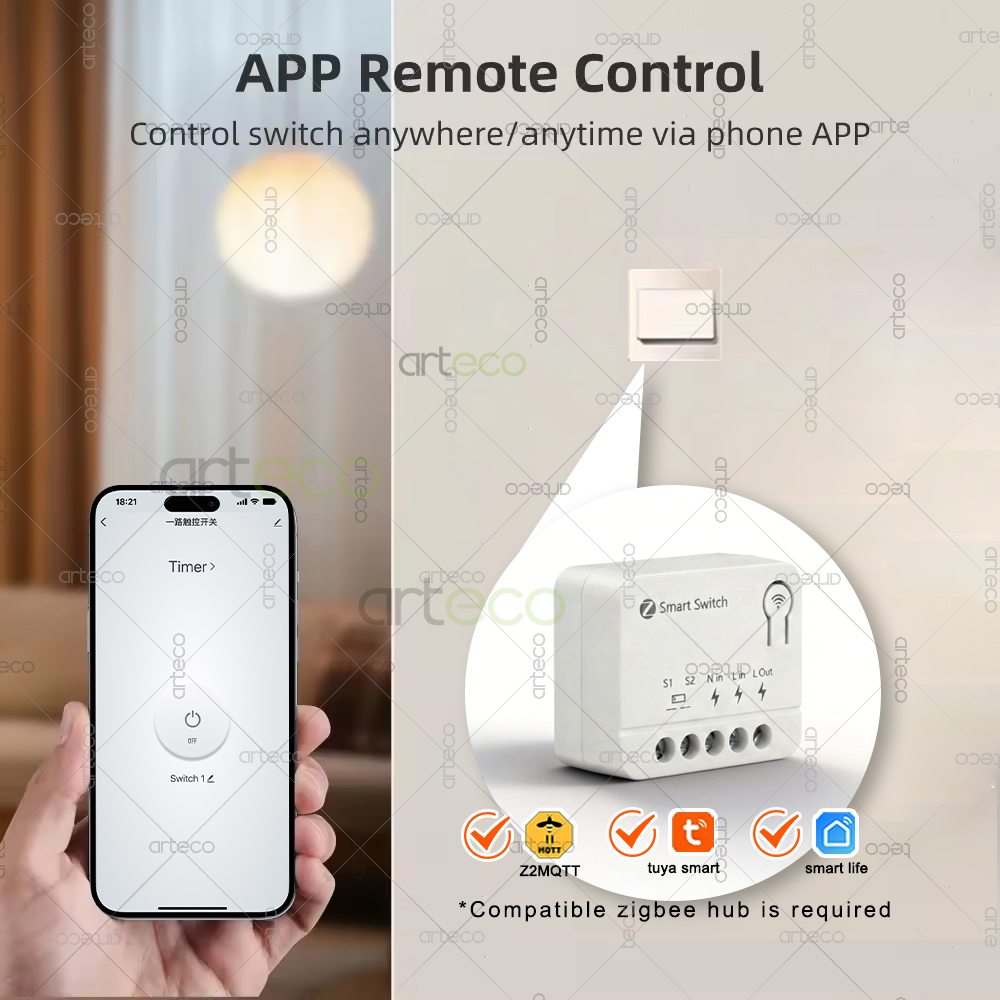 10A Zigbee Mini Smart Switch M - Smart Home Automation Diy recension och pris